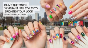featured: paint the town: 10 vibrant nail styles to brighten your look