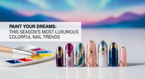 featured: paint your dreams: this season's most luxurious colorful nail trends