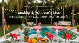featured: paradise in your backyard: the ultimate tropical party master guide