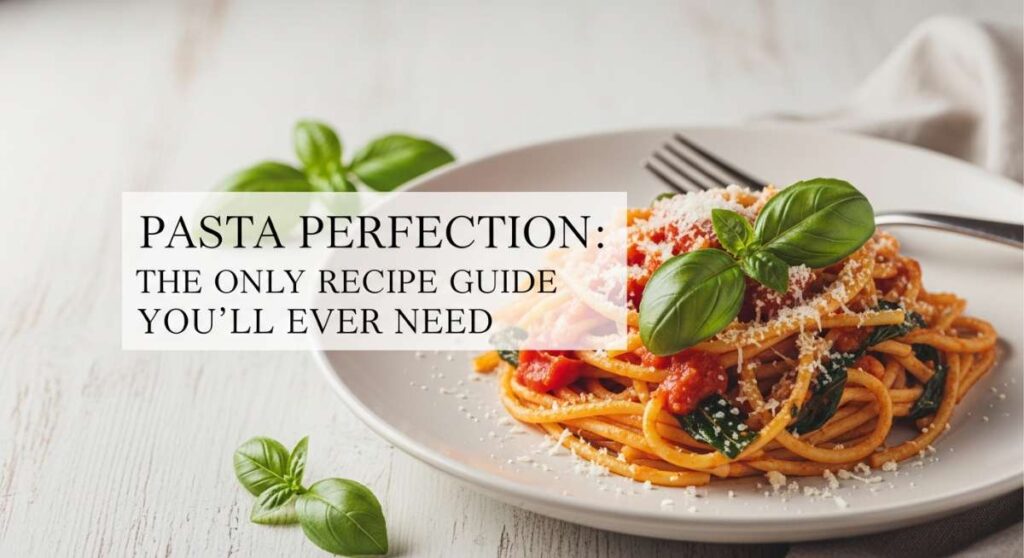 featured: pasta perfection: the only recipe guide you’ll ever need
