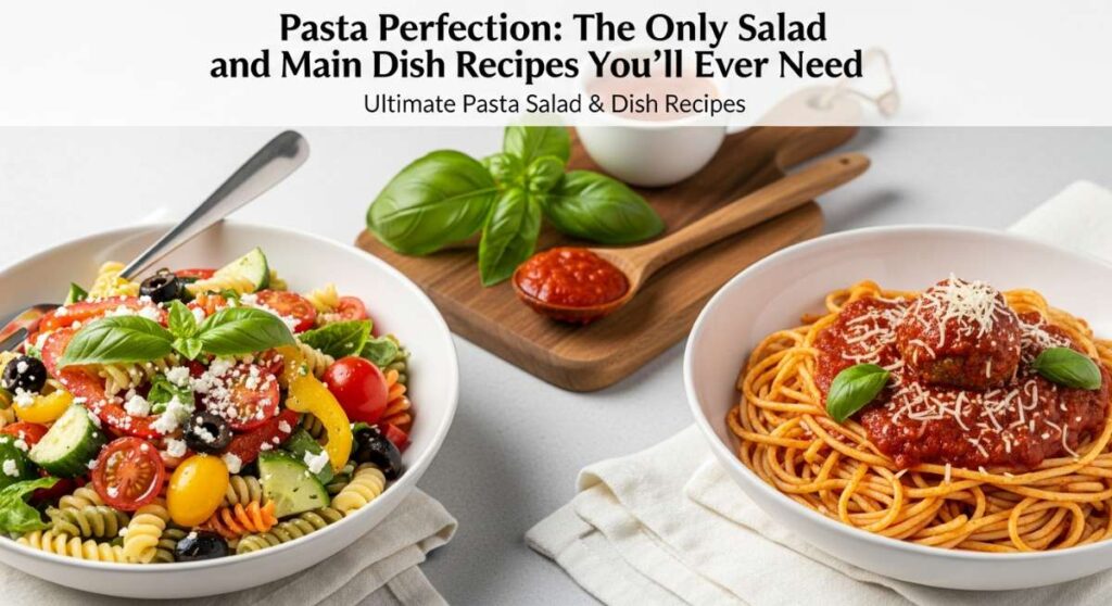 featured: pasta perfection: the only salad and main dish recipes you’ll ever need