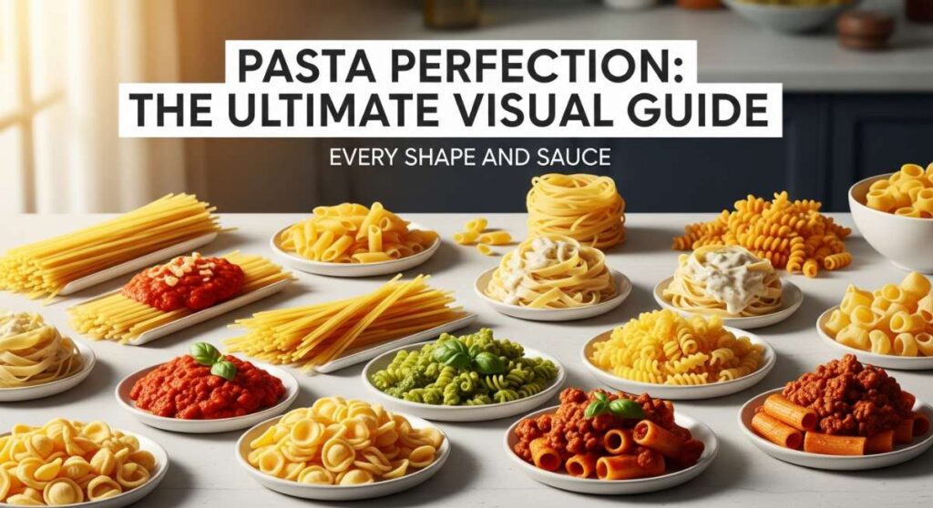 featured: pasta perfection: the ultimate visual guide to every shape and sauce