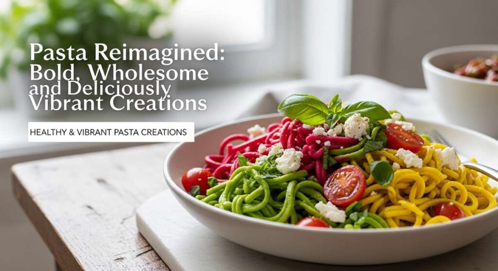 featured: pasta reimagined: bold, wholesome, and deliciously vibrant creations