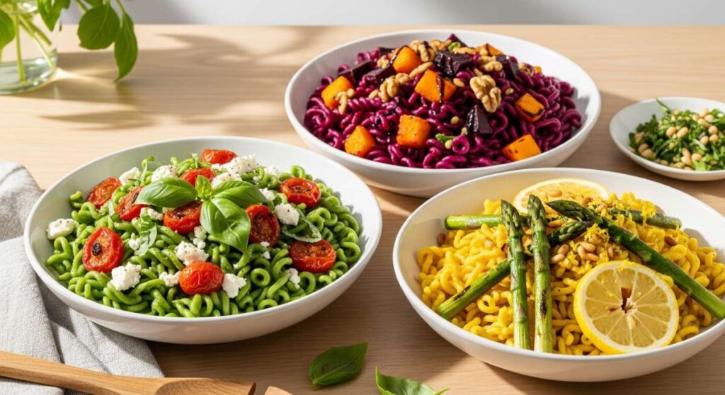 featured: pasta reimagined: colorful bowls of wholesome goodness