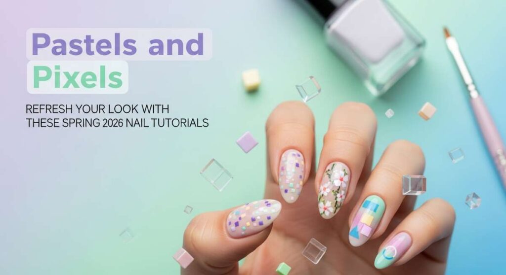 featured: pastels and pixels: refresh your look with these spring 2026 nail tutorials