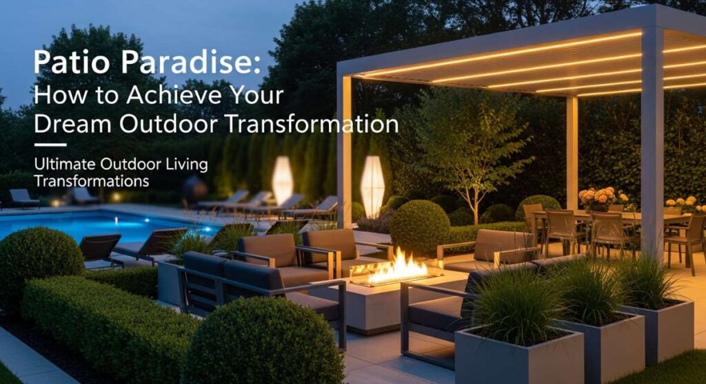 featured: patio paradise: how to achieve your dream outdoor transformation