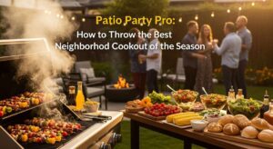 featured: patio party pro: how to throw the best neighborhood cookout of the season
