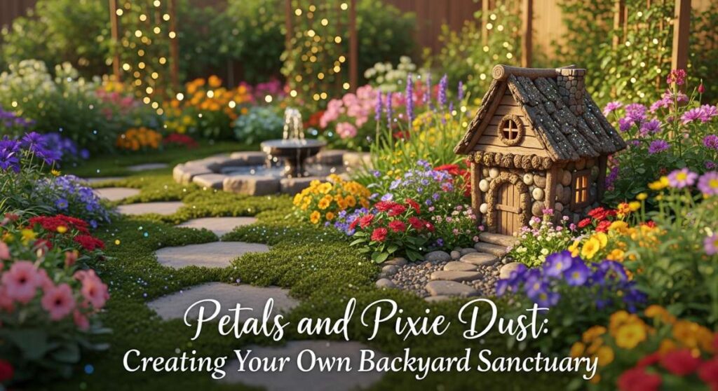 featured: petals and pixie dust: creating your own backyard sanctuary