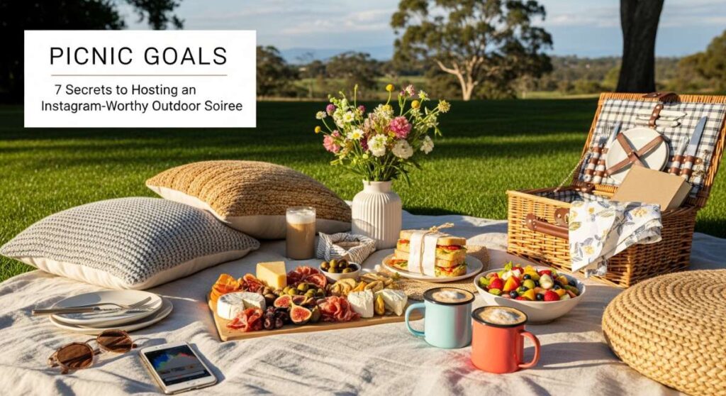 Picnic Goals: 7 Secrets to Hosting an Instagram-Worthy Outdoor Soiree featured: picnic goals: 7 secrets to hosting an instagram worthy outdoor soiree
