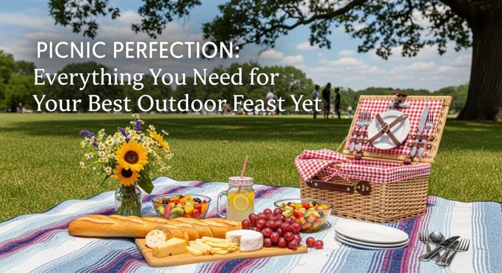 featured: picnic perfection: everything you need for your best outdoor feast yet