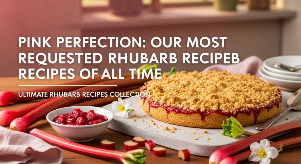 Pink Perfection: Our Most Requested Rhubarb Recipes of All Time featured: pink perfection: our most requested rhubarb recipes of all time