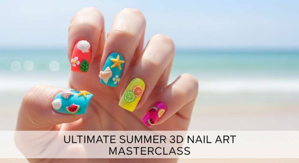featured: pop your manicure: the ultimate summer 3d nail art masterclass for beginners
