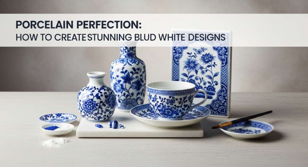featured: porcelain perfection: how to create stunning blue and white designs
