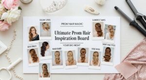 featured: prom hair magic: the ultimate inspiration board for your big night