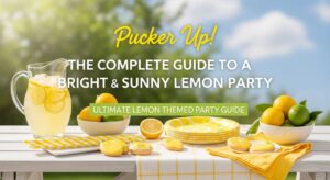 featured: pucker up! the complete guide to a bright and sunny lemon party