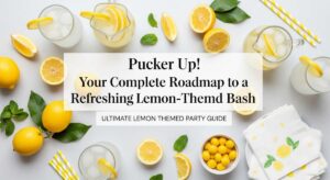 featured: pucker up! your complete roadmap to a refreshing lemon themed bash