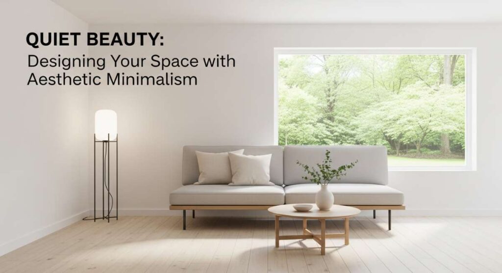 featured: quiet beauty: designing your space with aesthetic minimalism