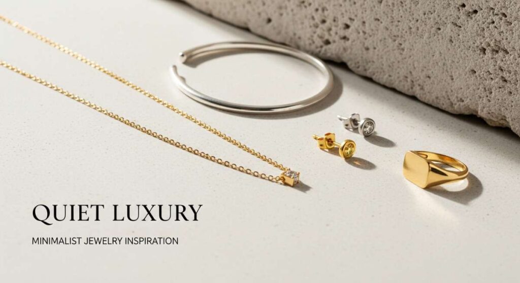 featured: quiet luxury: curating your ultimate minimalist jewelry collection