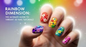 featured: rainbow dimension: the ultimate guide to vibrant 3d nail tutorials