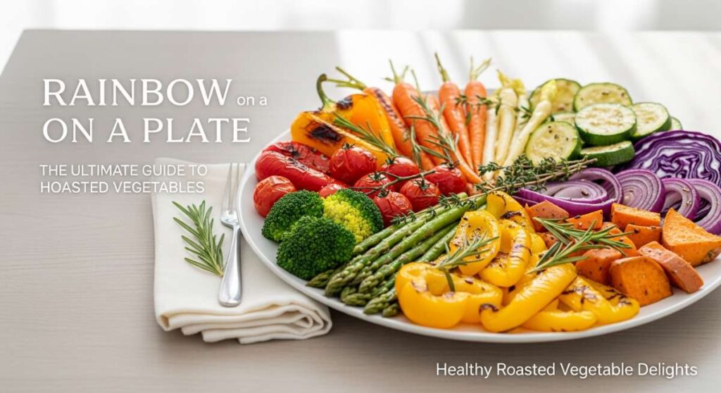 featured: rainbow on a plate: the ultimate guide to healthy roasted vegetables
