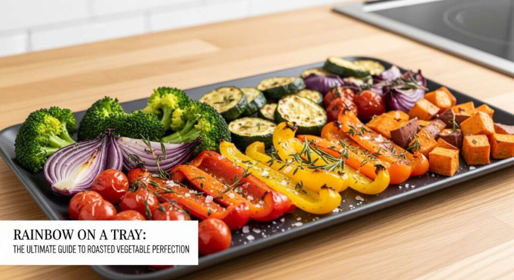 featured: rainbow on a tray: the ultimate guide to roasted vegetable perfection