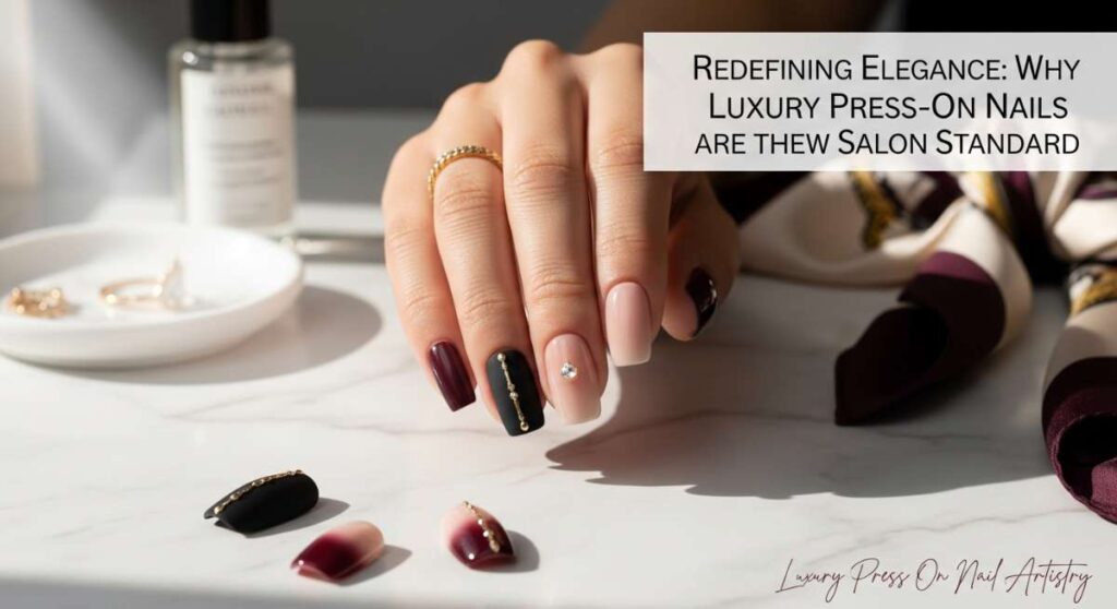 featured: redefining elegance: why luxury press on nails are the new salon standard