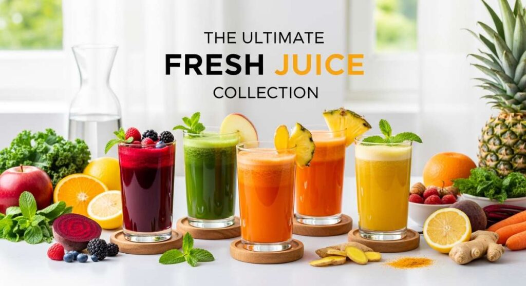 featured: refresh your routine: our definitive fresh juice collection