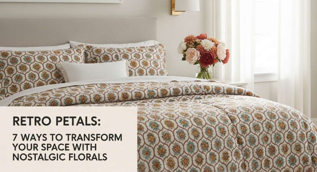 featured: retro petals: 7 ways to transform your space with nostalgic florals