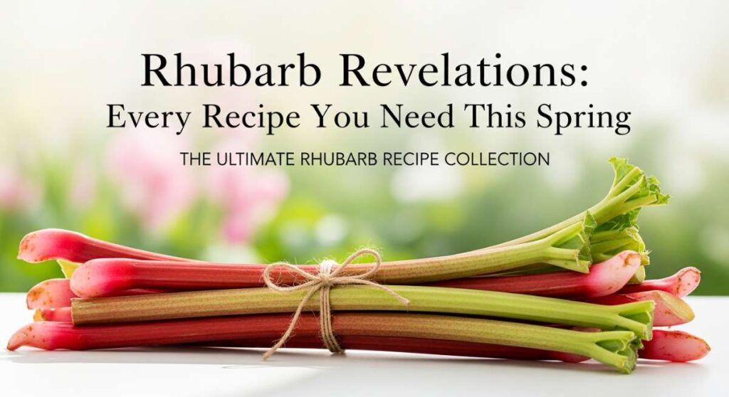 featured: rhubarb revelations: every recipe you need this spring