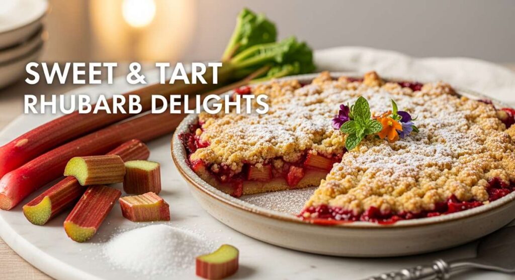 featured: rhubarb revelry: master the perfect balance of tang and sugar