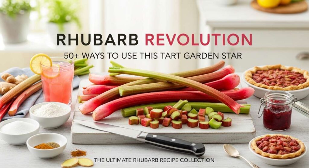 featured: rhubarb revolution: 50+ ways to use this tart garden star