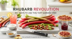 featured: rhubarb revolution: 50+ ways to use this tart garden star