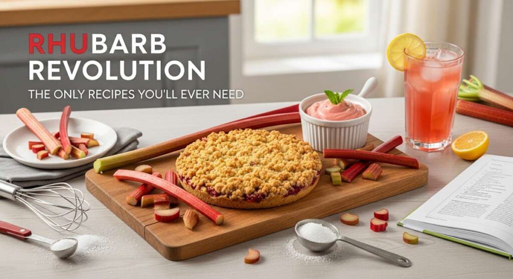 featured: rhubarb revolution: the only recipes you'll ever need
