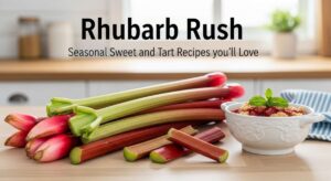 featured: rhubarb rush: seasonal sweet and tart recipes you'll love