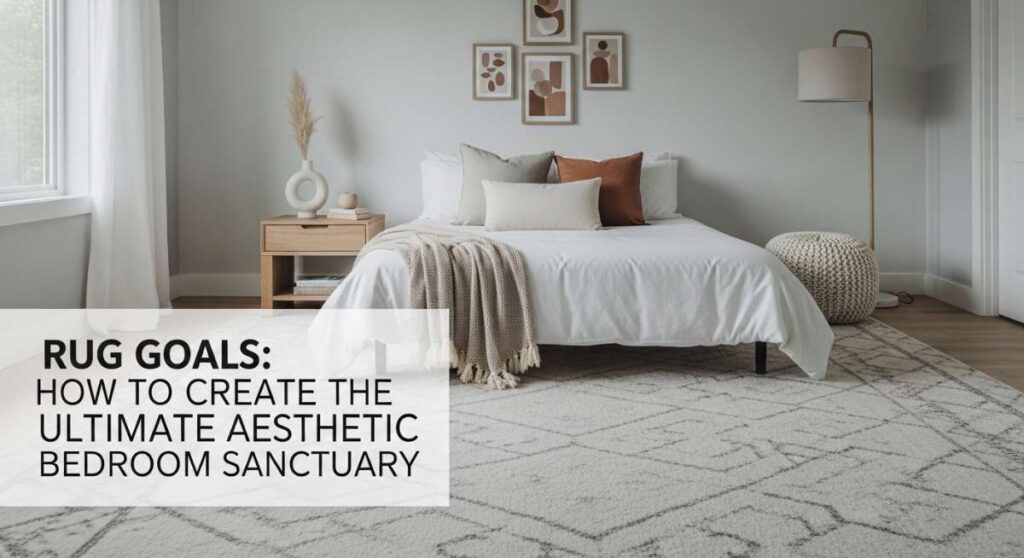 featured: rug goals: how to create the ultimate aesthetic bedroom sanctuary