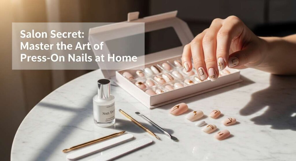 featured: salon secret: master the art of press on nails at home