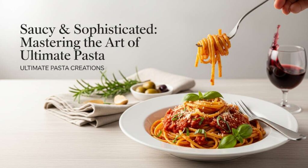 featured: saucy & sophisticated: mastering the art of ultimate pasta
