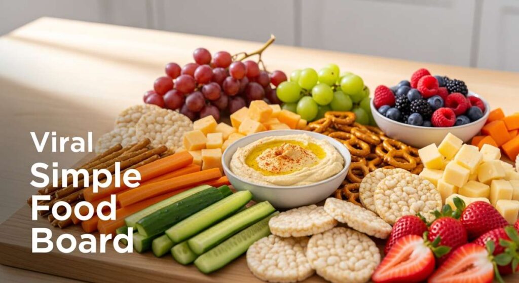 featured: say goodbye to boring snacks with this viral simple food board