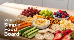 featured: say goodbye to boring snacks with this viral simple food board