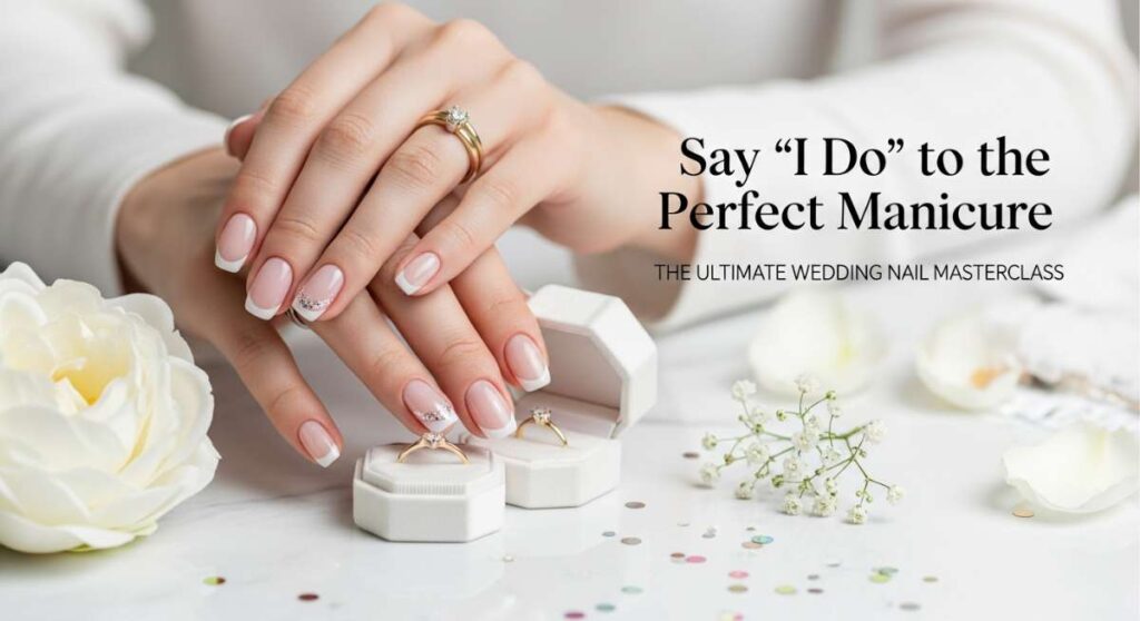 featured: say 'i do' to the perfect manicure: the ultimate wedding nail masterclass
