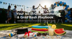 featured: school’s out, party’s in: your all in one summer & grad bash playbook