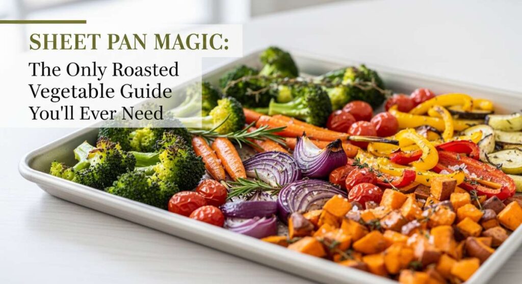 featured: sheet pan magic: the only roasted vegetable guide you’ll ever need