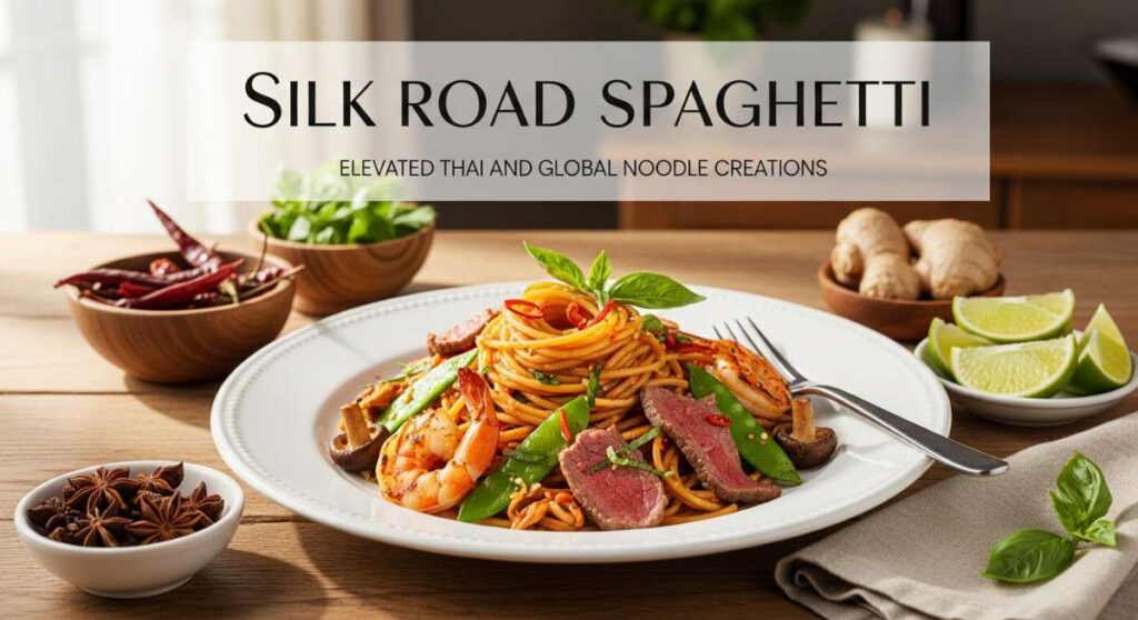 featured: silk road spaghetti: elevated thai and global noodle creations