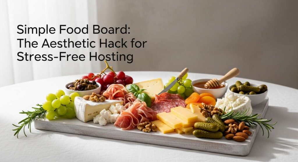 featured: simple food board: the aesthetic hack for stress free hosting