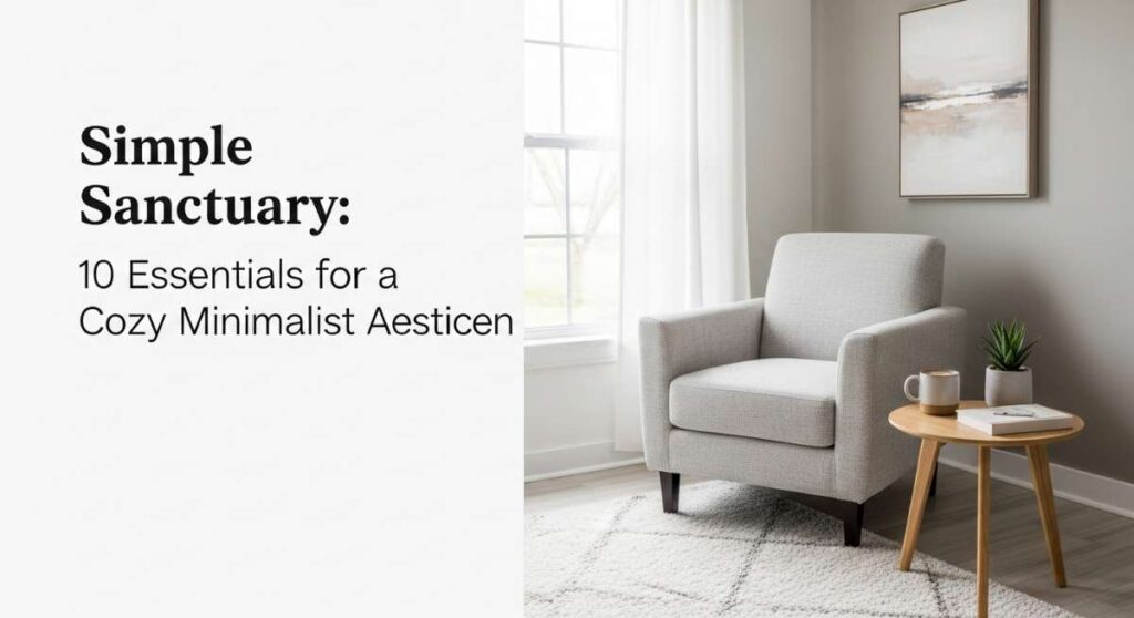 featured: simple sanctuary: 10 essentials for a cozy minimalist aesthetic