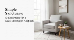 featured: simple sanctuary: 10 essentials for a cozy minimalist aesthetic
