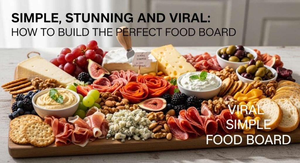 featured: simple, stunning, and viral: how to build the perfect food board