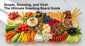 featured: simple, stunning, and viral: the ultimate snacking board guide