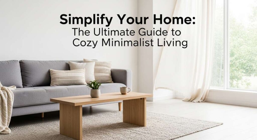 featured: simplify your home: the ultimate guide to cozy minimalist living