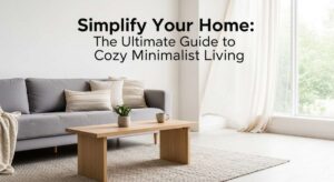 featured: simplify your home: the ultimate guide to cozy minimalist living